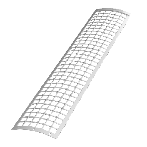 ТЕХНОНИКОЛЬ ТН решетка желоба защитная 0,6 пог.м. (D125/82), белый, шт. (128244) в Москве