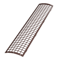 ТЕХНОНИКОЛЬ ТН решетка желоба защитная 0,6 пог.м. (D125/82), коричневый, шт (128265)