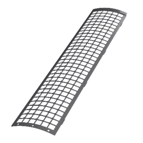 ТЕХНОНИКОЛЬ ТН решетка желоба защитная 0,6 пог.м. (D125/82), серый, шт. (128286) в Москве