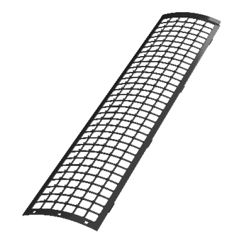 ТЕХНОНИКОЛЬ ТН решетка желоба защитная 0,6 пог.м. (D125/82), черный, шт. (128326) в Москве