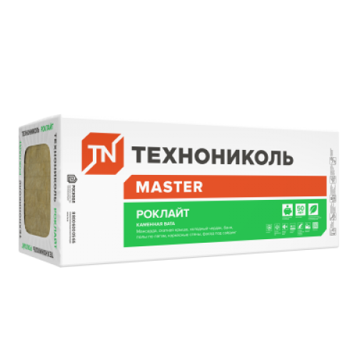 ТЕХНОНИКОЛЬ РОКЛАЙТ (6 плит) 1200х600х50 мм, поддон (355004) в Москве