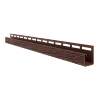 ТЕХНОНИКОЛЬ ТН, Фактур, J профиль, Орех, 3м (120475)