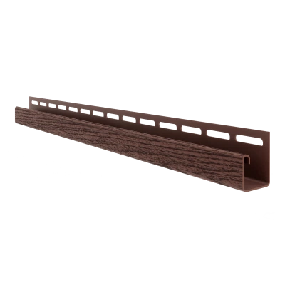 ТЕХНОНИКОЛЬ ТН, Фактур, J профиль, Орех, 3м (120475) ТЕХНОНИКОЛЬ ТН, Фактур, J профиль, Орех, 3м (120475)