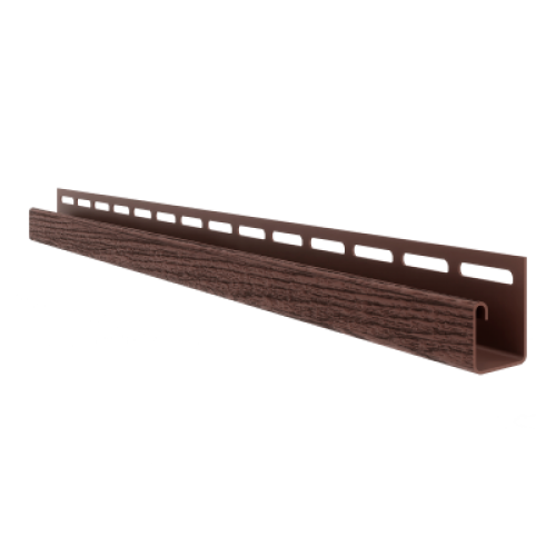 ТЕХНОНИКОЛЬ ТН, Фактур, J профиль, Орех, 3м (120475) в Москве