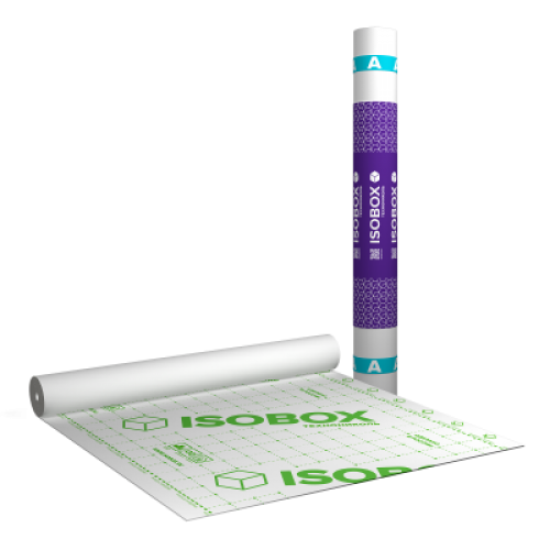 ТЕХНОНИКОЛЬ Ветро-влагозащитная пленка ISOBOX А (1,6 x 43,75 м) (105762) в Москве