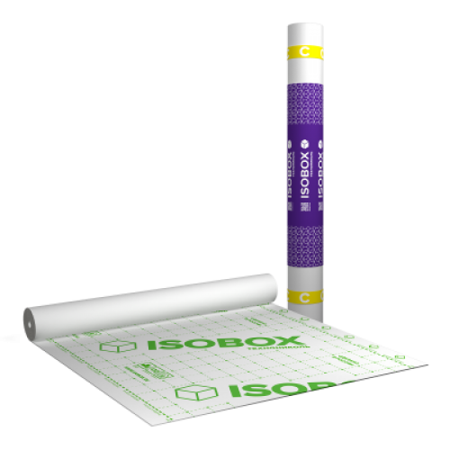 ТЕХНОНИКОЛЬ Паро-гидроизоляционная пленка ISOBOX С (1,6 x 43,75 м) (105769) в Москве