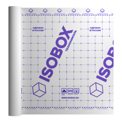 ТЕХНОНИКОЛЬ Пароизоляционная пленка ISOBOX В+ (1,6 x 43,75 м) (105787) в Москве