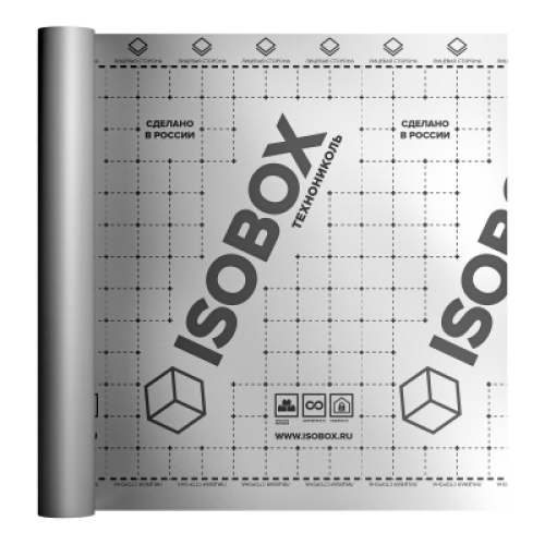 ТЕХНОНИКОЛЬ Пароизоляционная отражающая пленка ISOBOX ТЕРМО (1,5 x 46,6 м) (105844) в Москве