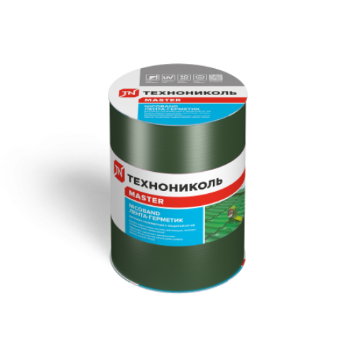 ТЕХНОНИКОЛЬ Лента-герметик NICOBAND зеленый 3м х 15см ГП (коробка 8 рулонов) (343830) в Москве