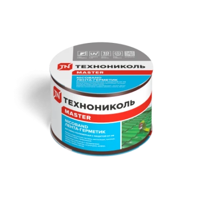 ТЕХНОНИКОЛЬ Лента-герметик NICOBAND коричневый 3м х 7,5см ГП (коробка 16 рулонов) (343841) ТЕХНОНИКОЛЬ Лента-герметик NICOBAND коричневый 3м х 7,5см ГП (коробка 16 рулонов) (343841)