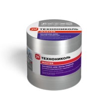ТЕХНОНИКОЛЬ NICOBAND ARM (армированный) серебристый 10м х 15см ГП (коробка 2 рулона) (581106)