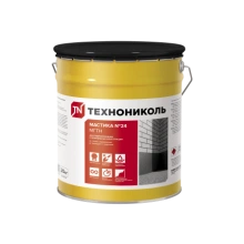 ТЕХНОНИКОЛЬ Мастика гидроизоляционная №24 (МГТН), ведро 20 кг (224507)