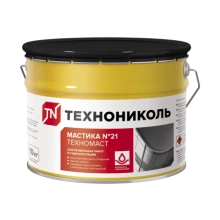 ТЕХНОНИКОЛЬ Мастика кровельная Техномаст №21, ведро 10 кг (224516)