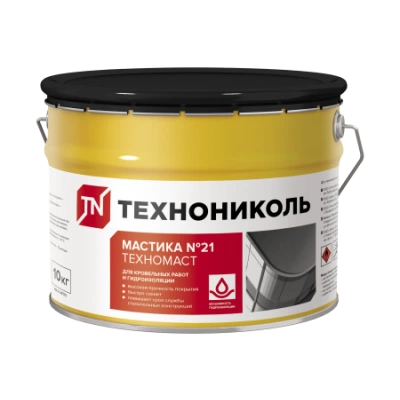 ТЕХНОНИКОЛЬ Мастика кровельная Техномаст №21, ведро 10 кг (224516) ТЕХНОНИКОЛЬ Мастика кровельная Техномаст №21, ведро 10 кг (224516)