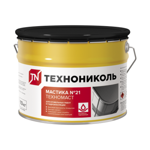 ТЕХНОНИКОЛЬ Мастика кровельная Техномаст №21, ведро 10 кг (224516) в Москве