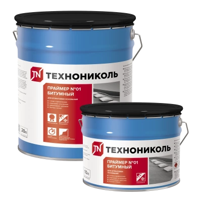 ТЕХНОНИКОЛЬ Праймер битумный ТЕХНОНИКОЛЬ №01, ведро, 10л (352607)