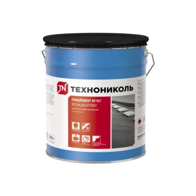 ТЕХНОНИКОЛЬ Праймер битумный №01 концентрат, ведро 20 л (352609) ТЕХНОНИКОЛЬ Праймер битумный №01 концентрат, ведро 20 л (352609)