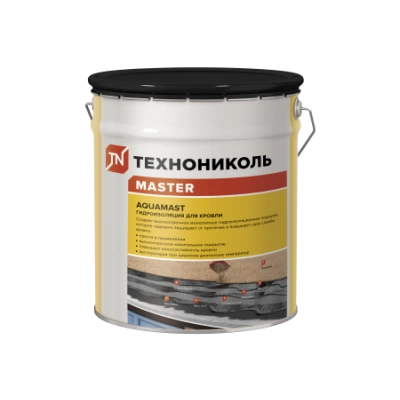 ТЕХНОНИКОЛЬ Мастика битумно-резиновая AquaMast, ведро 18 кг (393554)