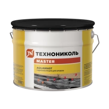 ТЕХНОНИКОЛЬ Мастика битумно-резиновая AquaMast, ведро 10 кг (393557)