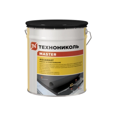 ТЕХНОНИКОЛЬ Мастика для ремонта AquaMast, ведро 18 кг (393559)