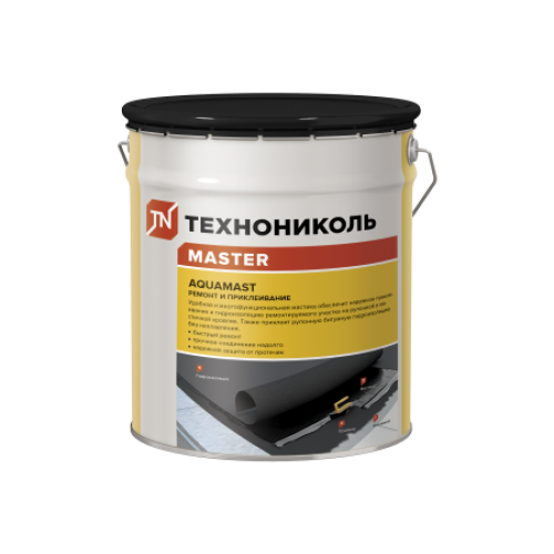 ТЕХНОНИКОЛЬ Мастика для ремонта AquaMast, ведро 18 кг (393559) в Москве