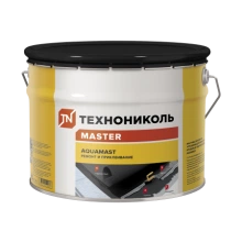 ТЕХНОНИКОЛЬ Мастика для ремонта AquaMast, ведро 10 кг (393560)