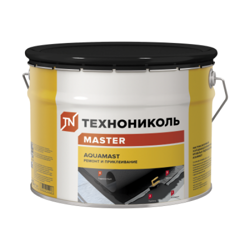 ТЕХНОНИКОЛЬ Мастика для ремонта AquaMast, ведро 10 кг (393560) в Москве