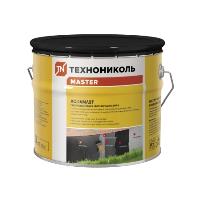 ТЕХНОНИКОЛЬ Мастика битумная AquaMast, ведро 3 кг (420915)