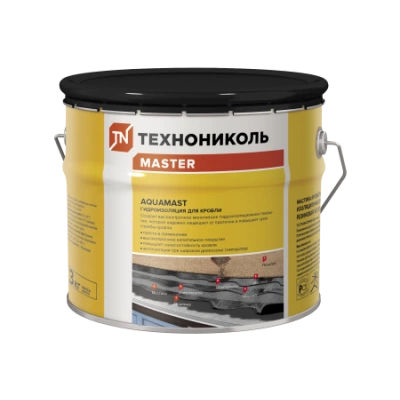 ТЕХНОНИКОЛЬ Мастика битумно-резиновая AquaMast, коробка (4 ведра по 3 кг) (420918)