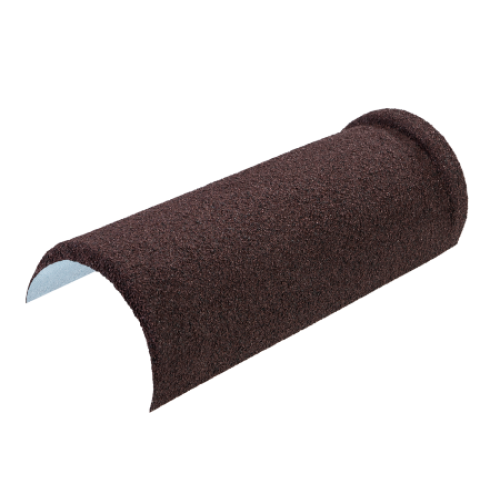 ТЕХНОНИКОЛЬ Конек полукруглый LUXARD Мокко, 395х148 мм, (радиус 74 мм) (007538) в Москве