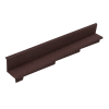 ТЕХНОНИКОЛЬ Боковое примыкание LUXARD (левое) Мокко, 1250х110х100 мм, (0,13 кв.м) (008065) в Москве