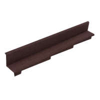 ТЕХНОНИКОЛЬ Боковое примыкание LUXARD (левое) Мокко, 1250х110х100 мм, (0,13 кв.м) (008065)