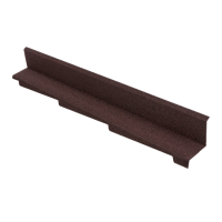 ТЕХНОНИКОЛЬ Боковое примыкание LUXARD (правое) Мокко, 1250х110х100 мм, (0,13 кв.м) (008066)