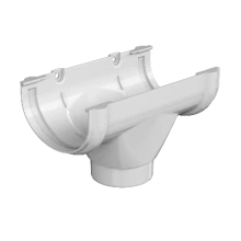 ТЕХНОНИКОЛЬ ТН ОПТИМА 120/80 мм, воронка желоба Белый RAL 9003 (054346)