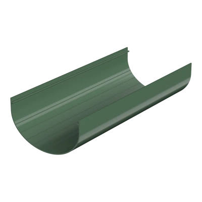 ТЕХНОНИКОЛЬ ТН ОПТИМА 120/80 мм, водосточный желоб (2 м) Зеленый RAL 6005 (079441)