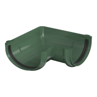ТЕХНОНИКОЛЬ ТН ОПТИМА 120/80 мм, угол желоба 90°, Зеленый RAL 6005 (079457)