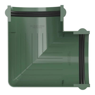 ТЕХНОНИКОЛЬ ТН ОПТИМА 120/80 мм, угол желоба 90°, Зеленый RAL 6005 (079457) ТЕХНОНИКОЛЬ ТН ОПТИМА 120/80 мм, угол желоба 90°, Зеленый RAL 6005 (079457)