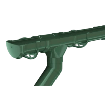 ТЕХНОНИКОЛЬ ТН ОПТИМА 120/80 мм, соединитель желоба, Зеленый RAL 6005 (079460)