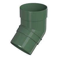 ТЕХНОНИКОЛЬ ТН ОПТИМА 120/80 мм, колено трубы 135°, Зеленый RAL 6005 (079507)
