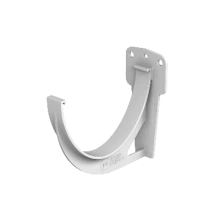 ТЕХНОНИКОЛЬ ТН ПВХ 125/82 мм, кронштейн желоба, Белый RAL 9003 (359442)