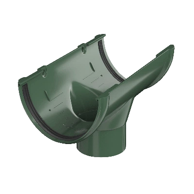 ТЕХНОНИКОЛЬ ТН ПВХ 125/82 мм, воронка желоба, Зеленый RAL 6005 (425649)