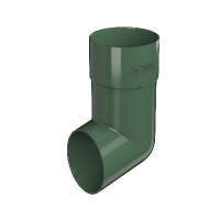 ТЕХНОНИКОЛЬ ТН ПВХ 125/82 мм, слив трубы, Зеленый RAL 6005 (425674)