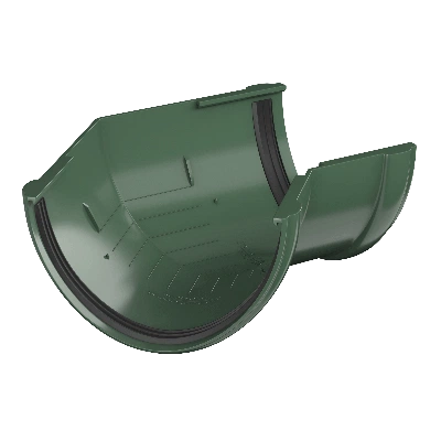 ТЕХНОНИКОЛЬ ТН ПВХ 125/82 мм, угол желоба 135°, Зеленый RAL 6005 (425855)