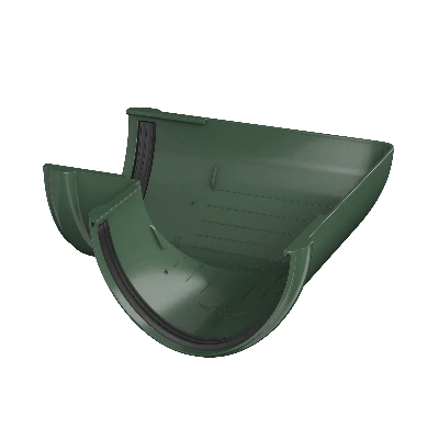 ТЕХНОНИКОЛЬ ТН ПВХ D125/82 мм угол желоба 90° Зеленый RAL 6005 (425858)