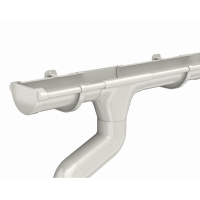 ТЕХНОНИКОЛЬ ТН МАКСИ 152/100 мм, заглушка желоба, Белый 9010 (638348)