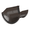 ТЕХНОНИКОЛЬ ТН ПВХ 125/82 мм, угол желоба 135°, Темно-коричневый 8019 (683372) в Москве