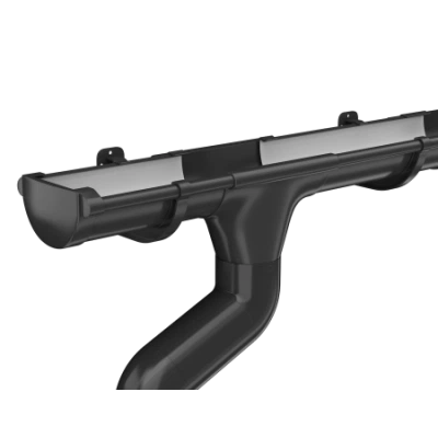 ТЕХНОНИКОЛЬ ТН МАКСИ 152/100 мм, колено трубы 67°, Антрацит 9005 (694312) ТЕХНОНИКОЛЬ ТН МАКСИ 152/100 мм, колено трубы 67°, Антрацит 9005 (694312)