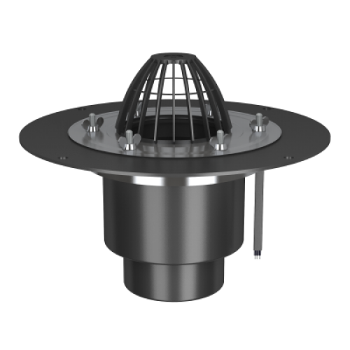 ТЕХНОНИКОЛЬ Воронка кровельная с обогревом TERMOCLIP ВФО Ø160х450 мм, шт (125338) в Москве