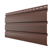 ТЕХНОНИКОЛЬ ТН ОПТИМА, Софит, частично перфорированный, каштан, 3м (081763)