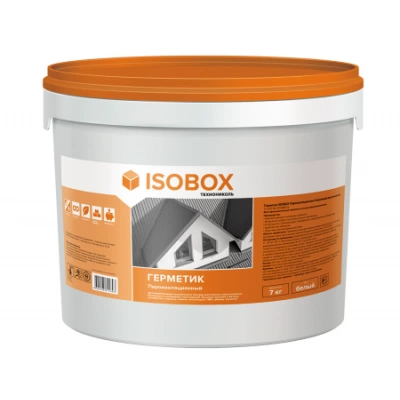 ТЕХНОНИКОЛЬ Герметик ISOBOX Пароизоляционный Акриловый (внутренний Б), 7кг (694232)